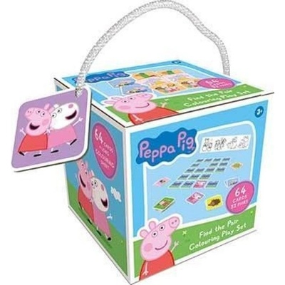 Peppa Pig Pexeso na cesty s omalovánkami
