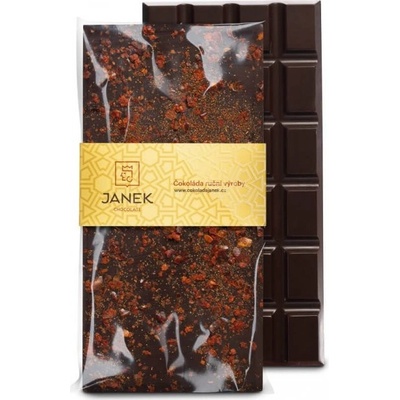Čokoládovna Janek 64% Čokoláda hořká s chilli 85 g