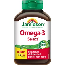 Jamieson Omega-3 Select 1000 mg 150+50 kapslí