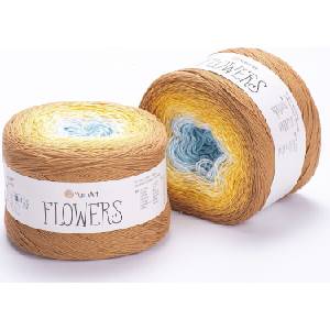 YARNART Flowers 309 Плетива прежда (Flowers 309)