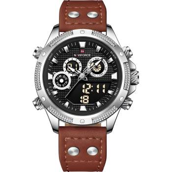 Naviforce Часовник naviforce ka-29536 - Кафяво / Сребристо kp29536 (ka-29536)