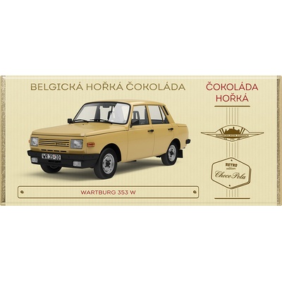 CHOCO POLA Wartburg 353 W hořká 100 g