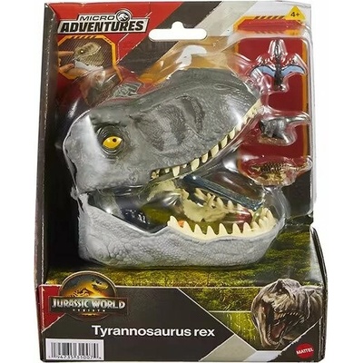 Mattel Jurský svet Tyrannosaurus Rex Micro Adventures JGB97