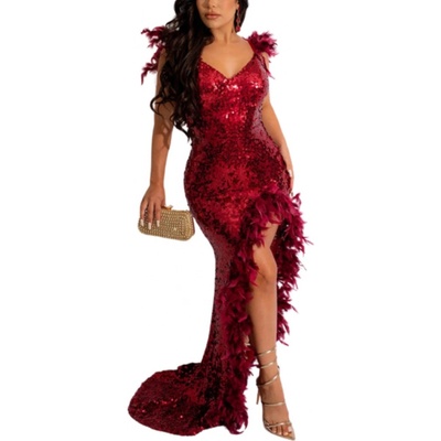 Fashion-4happy šaty Latina 30900214-1 vínová – Zboží Mobilmania