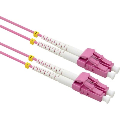 Value 21.99.8836 optické vlákno LWL prepojovací [1x zástrčka LC - 1x zástrčka LC] 50/125 µ Multimode OM4 15m