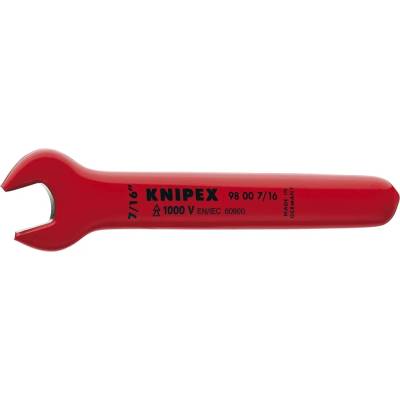 Knipex Otvorený stranový kľúč 7/16" VDE do 1000 V, palcový 98 00 7/16