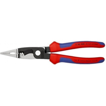 KNIPEX Клещи инсталаторски, синьо-червена ръкохватка 200мм, Knipex (K1382200)