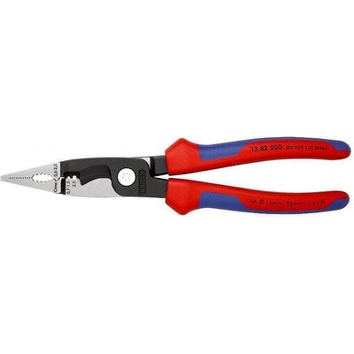 KNIPEX Клещи инсталаторски, синьо-червена ръкохватка 200мм, Knipex (K1382200)