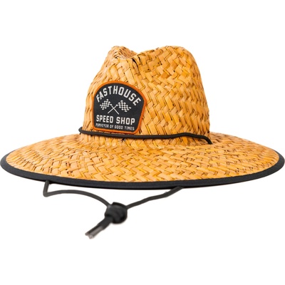 Fasthouse Crossroad Straw Hat Dark Natural