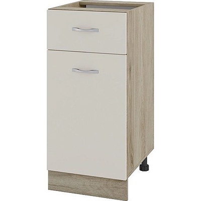 ИРИМ Долен шкаф с чекмедже и врата Сити АРС-24 дъб сонома арвен / сатен 40 см