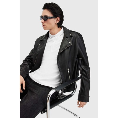 AllSaints тениска с яка мъжка памучна (M075PB)