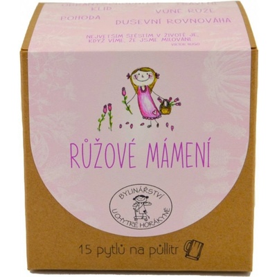 Bylinářství U Chytré Horákyně Čaj RŮŽOVÉ MÁMENÍ 15 x 3 g