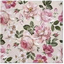 PAW Ubrousky L 3V Roses Glory cream 20 ks 33x33cm