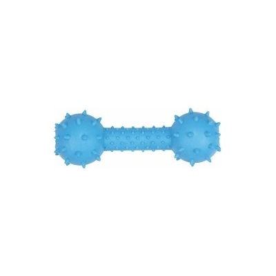 Petnova hračky pre zvieratá TPR DUMBBELL BLUE hračka pre psov 14 cm