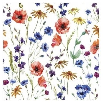 TaT servítky Field of Flowers 33X33cm