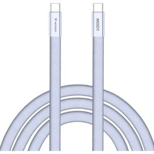 Verbatim USB кабел Verbatim Sync & Charge SoftTouch USB-C to USB-C, 100 W, 1.2m, лилав (30278)