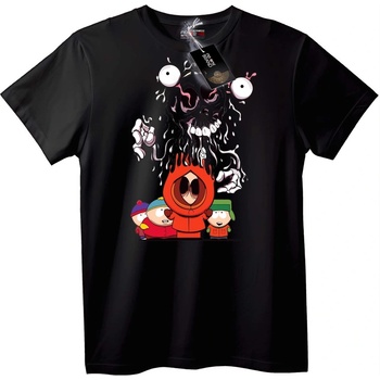 NOONEBRAND Тениска South Park Череп и огън - XXS, Black