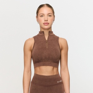 GymBeam Безшевен спортен сутиен Fierce Brown L
