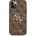 GUESS Калъф Guess - PU 4G Metal Logo Case, iPhone 12/12 Pro, кафяв (3666339004545)