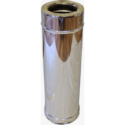 ArtKamin Прав димоотвод инокс 1м. c изолация - Ф250-300 (PEI1MSI)