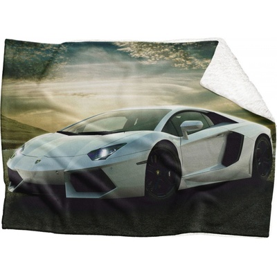 Impar fleece deka Lamborghini Podšití beránkem ANO 150x120