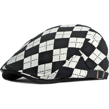 HARAHU Мъжка беретка ri-25632 - Черна kp25632