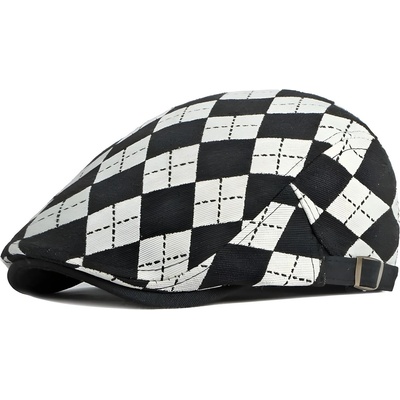 HARAHU Мъжка беретка ri-25632 - Черна kp25632