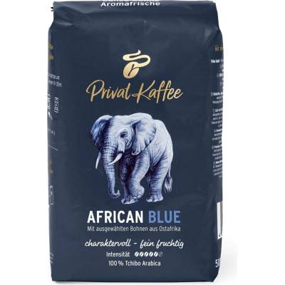 Tchibo Káva zrna Arabica Privat Kaffee African Blue 0,5 kg