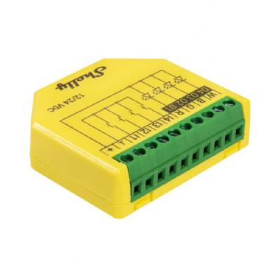 Shelly Plus RGBW PM - modul řízení LED pásků 12/24V (WiFi)
