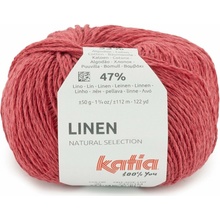 LINEN Katia Farby LINEN: 36 koralová