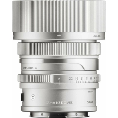 Sigma 35 mm f/2 DG Contemporary I series pro L mount stříbrný