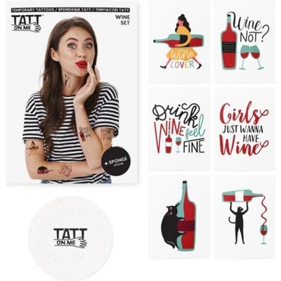 TATTonMe Татуировки за жени Вино комплект (TSWine)