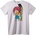 NOONEBRAND Тениска Сополи Карикатура - 2XL, White