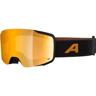 Alpina Ски маска Alpina Taos Q S2 Ski goggles - Black / Gold Matt / Quattroflex Gold - размер One Size (417-3410-0111)
