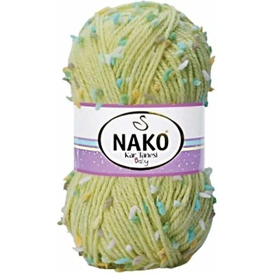 Pletací příze Nako Kar Tanesi Baby 60312 - zelená