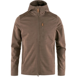 Fjällräven Мъжко поларено яке Fjällräven Keb Fleece Hoodie Fleece jacket - Suede Brown (005-4837-0412)
