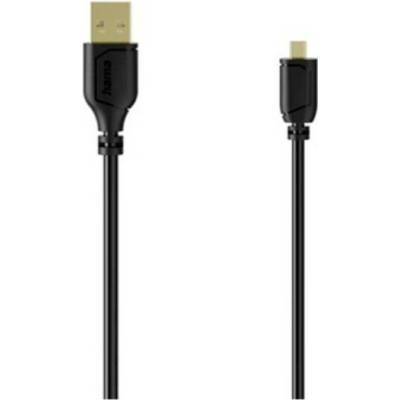 Hama 00074263 USB USB 2.0 USB-A zástrčka USB Mini-B zástrčka 0,75m