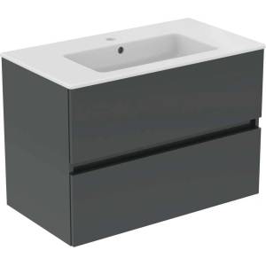 Ideal Standard Eurovit+ - Шкаф за мивка, 55x80x44 см, 2 чекмеджета, тъмносив R0574TI (R0574TI)