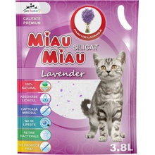Miau Miau Premium podestýlka silikátová Lavanda 3,8 l