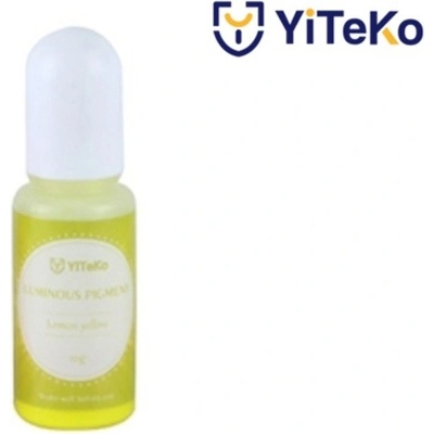 YiTeKo Svítící pigment do pryskyřice 14 citronově žlutá 10 ml – Zbozi.Blesk.cz