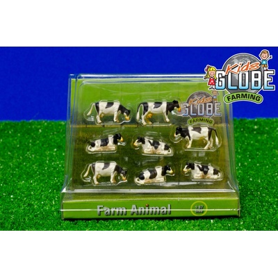Kids Globe Kravy čiernobiela 8 ks 571878 1:87
