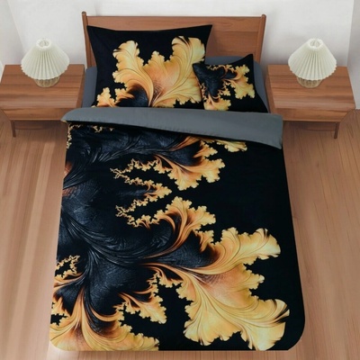 TiaHome 3D obliečky Polycotton Cordyceps gold 200x140 2x70x90
