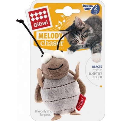 GiGwi Cvrček se zvukovým čipem 10 x 9 x 3,5 cm