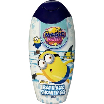 Minions Magic Bath Bath & Shower Gel sprchový a kúpeľový gél pre deti 200 ml