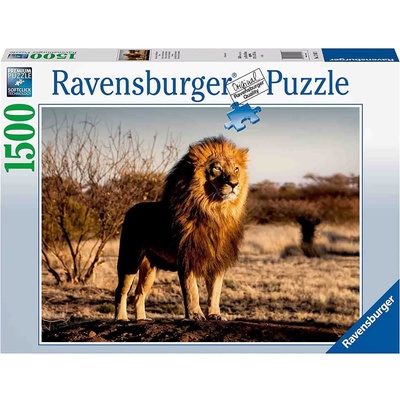 Ravensburger Пъзел Ravensburger от 1500 части - Лъвът - царят на животните (17107)