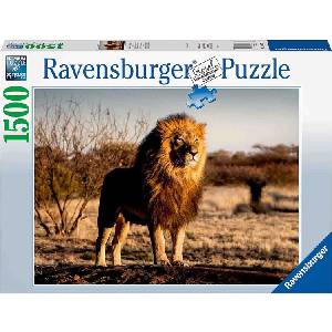 Ravensburger Пъзел Ravensburger от 1500 части - Лъвът - царят на животните (17107)