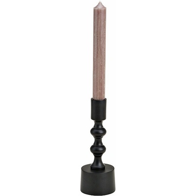 Nefertitis Svícen kovový pro stolní svíčky Black 17 cm NF62230 - 6 x 17 cm