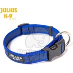 Julius-K9 Color & Gray гумиран син нашийник 27-42 см / 20 см