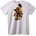 NOONEBRAND Тениска Halloween скейтбордист с тиква - 2XL, Black