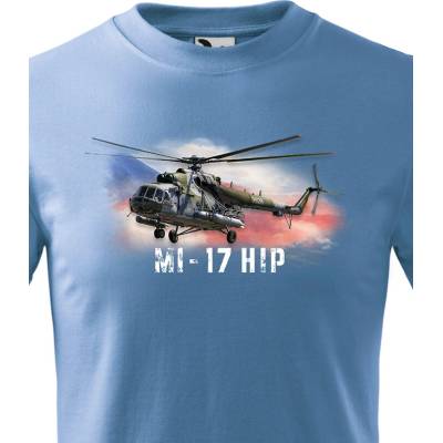 Dětské tričko Mi-17 HIP Světlá modráCanvas Dětské tričko Bezvatriko.cz 3380